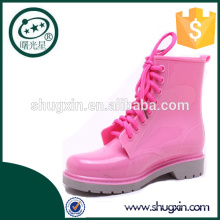 goma botas de lluvia de Dama de moda